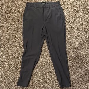Men's Dark Gray Stretch Dress Pants
